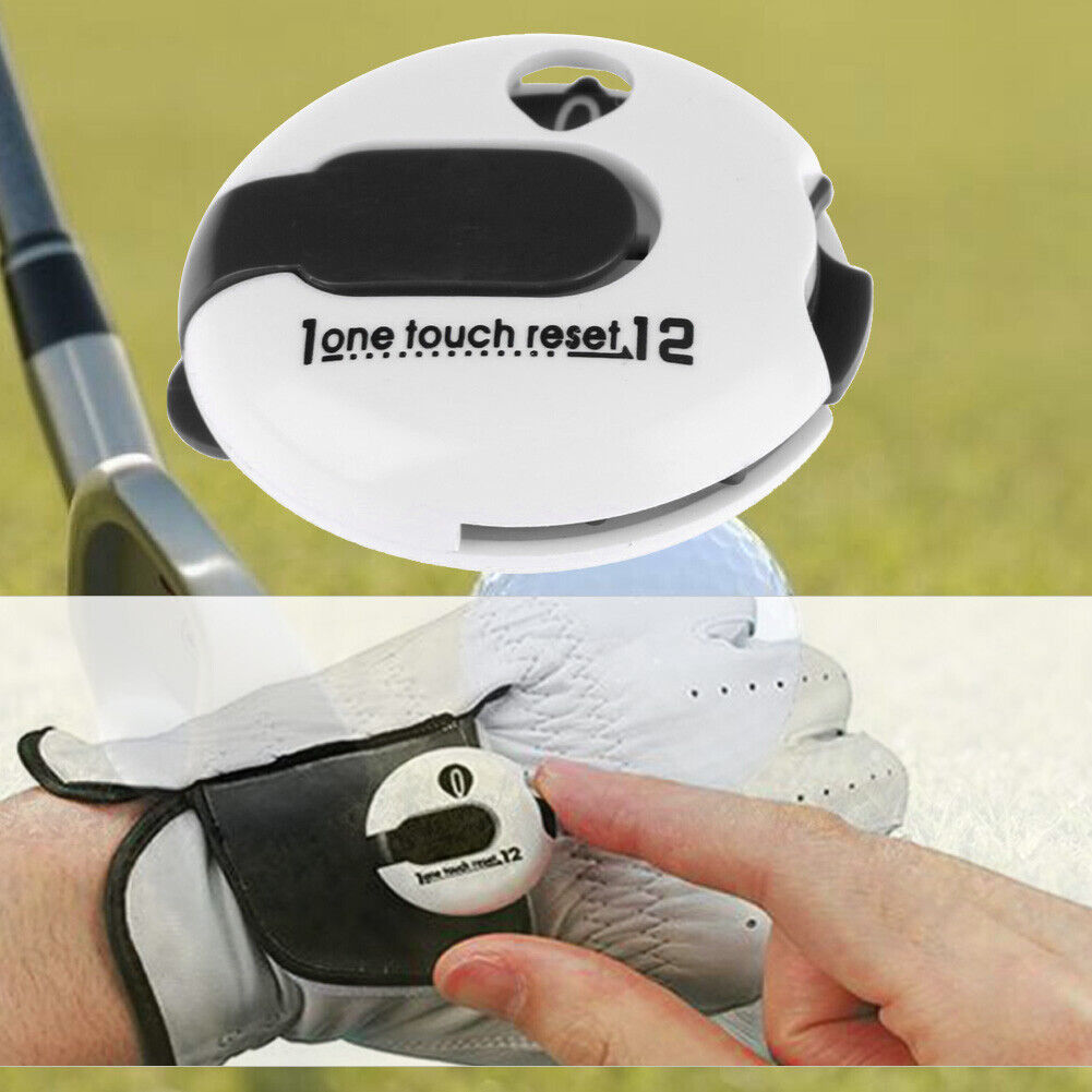 Golf Score Stroke Counter Outdoor Sports Golf Scorer Scoring Tools (White)