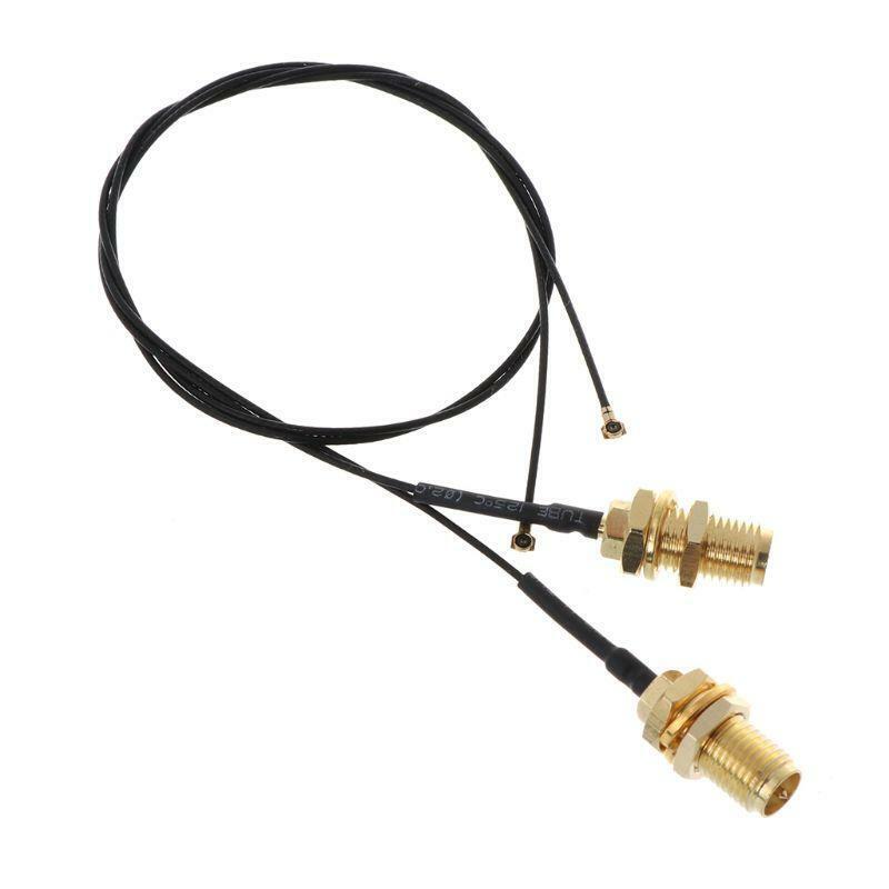 WiFi Antenna 6dBi RP-SMA 12in U.FL IPEX MHF4 to RP-SMA Pigtail Antennas Set