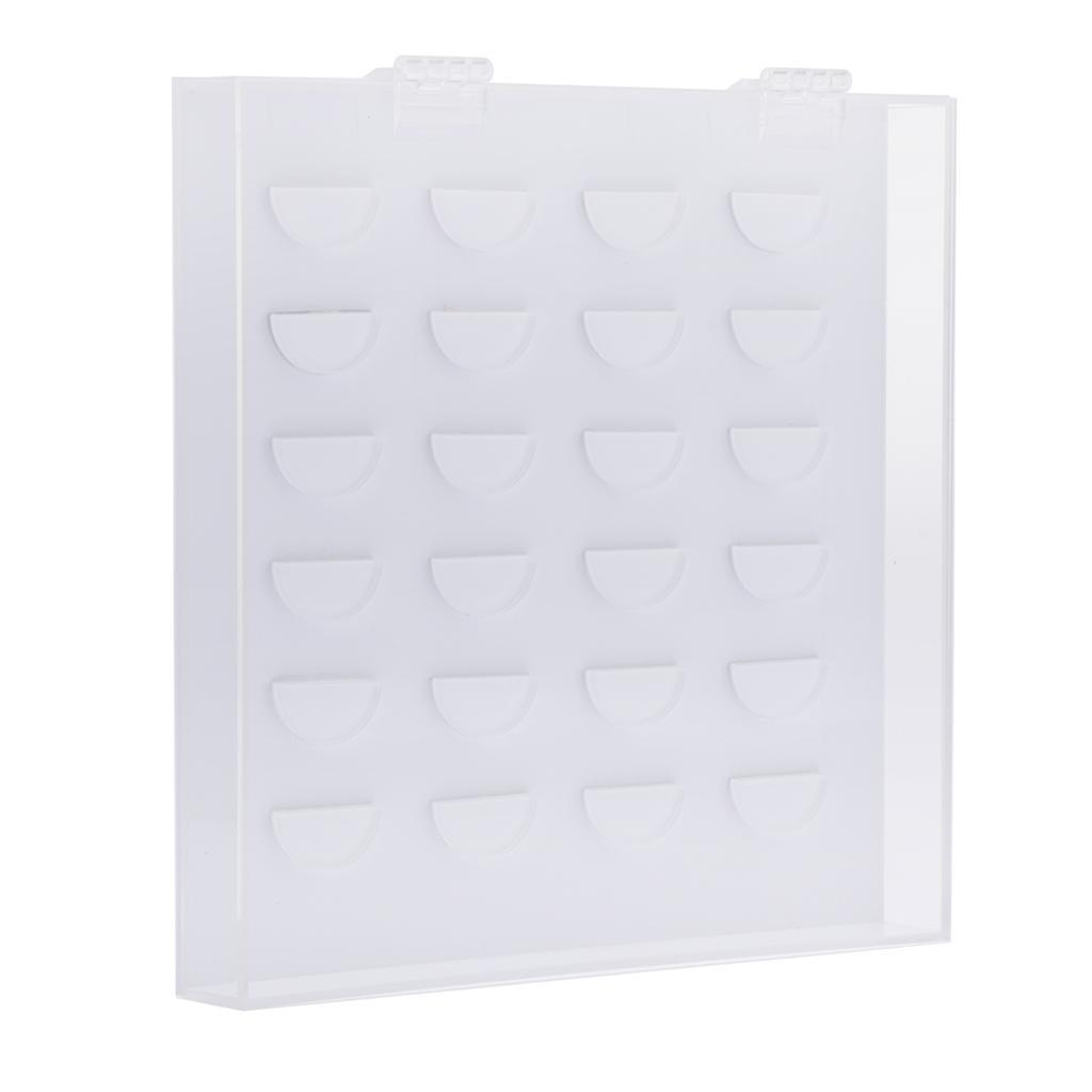 Acrylic False Lashes Case Storage Box False Lashes Holder Organizer