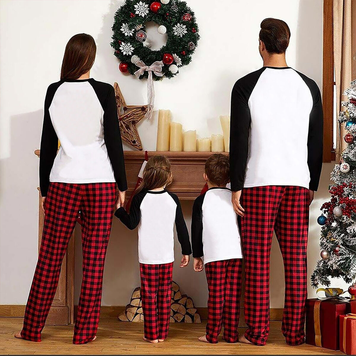 Christmas Matching Family Pajamas Set 2 Pieces Printed Homewear (Dad XL)