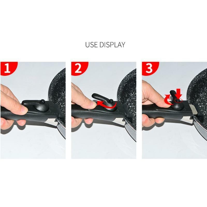 Universal Outdoor Pot Handle Removable Pan Handle Replacement Anti-Scalding Clip