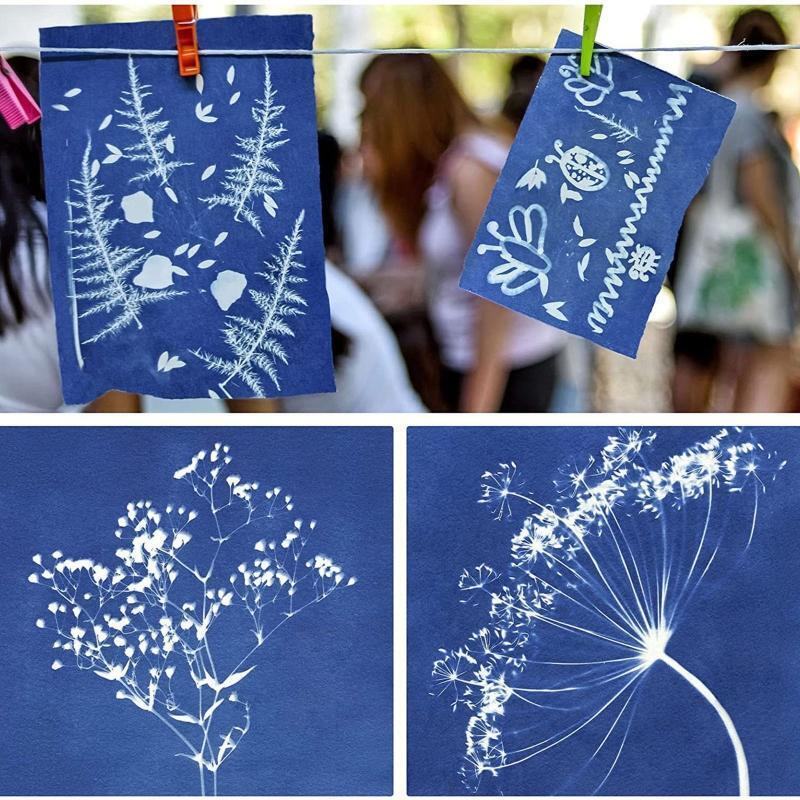 A5 Solar Drawing Paper Sensitive Sun Printing Natural Printing Paper for Crafts