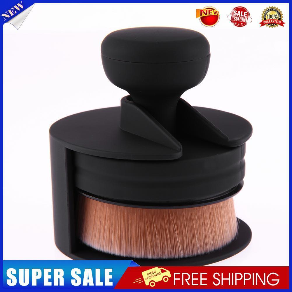 Matt Makeup Brush O-Shape Signet-Shape Portable Makeup Beauty Tool Brush