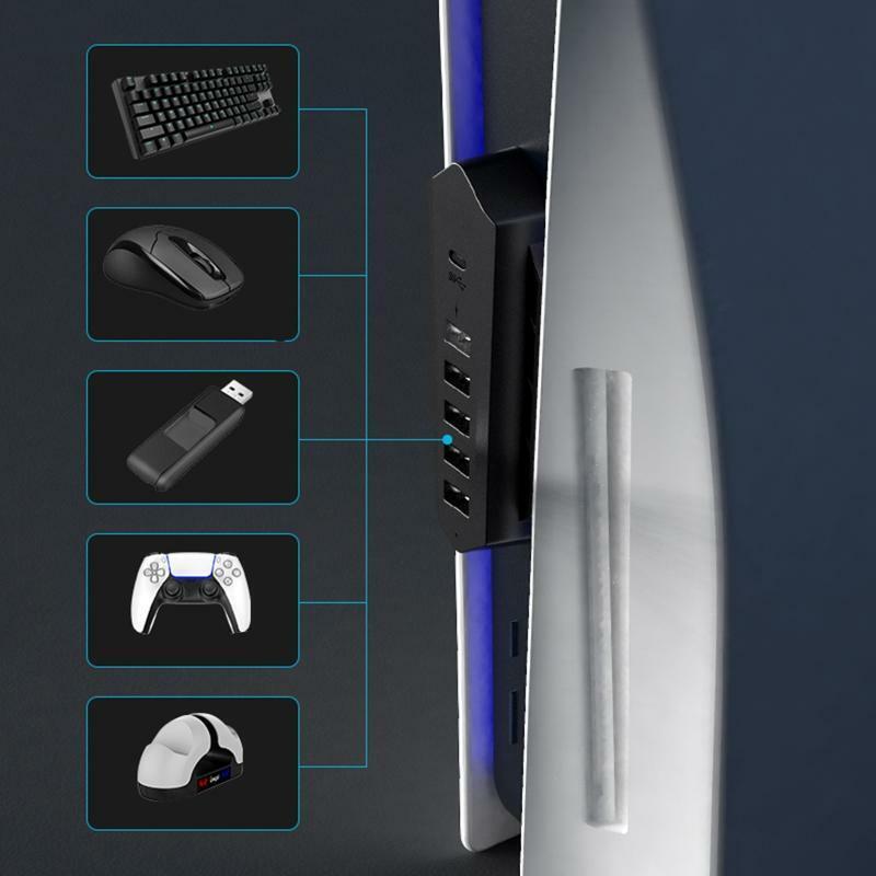 USB Hub for PS5,High Speed ??Expansion Charger Splitter Adapter for Dualsence
