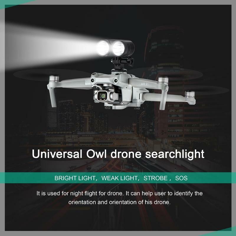 Owl Drone Searchlight LED Flash Signal Lamp Kit for Mavic Air 2/2S/Mavic 2/FPV