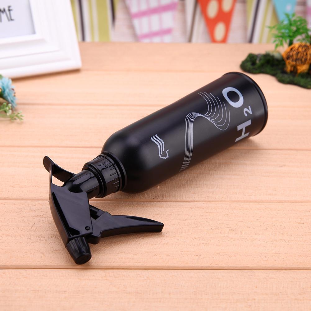 300ml Hair Sprayer Bottle Pure Color Super Fine Spray Kettle(Black)
