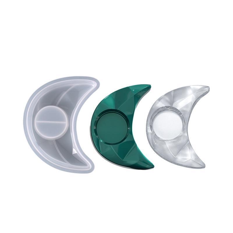 Candle Holder Mold for DIY Candlestick Jewelry Tray Wedding Home Table Decor