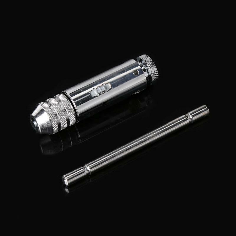 M5-M12 300mm Long Reversible T Bar Handle Ratchet Tap Wrench For Tap & Die Set