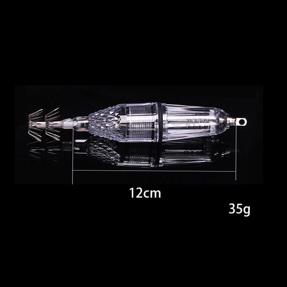 LED Squid Lure Lamp Fishing Squid Octopus Cuttle Attracting Light (Red)