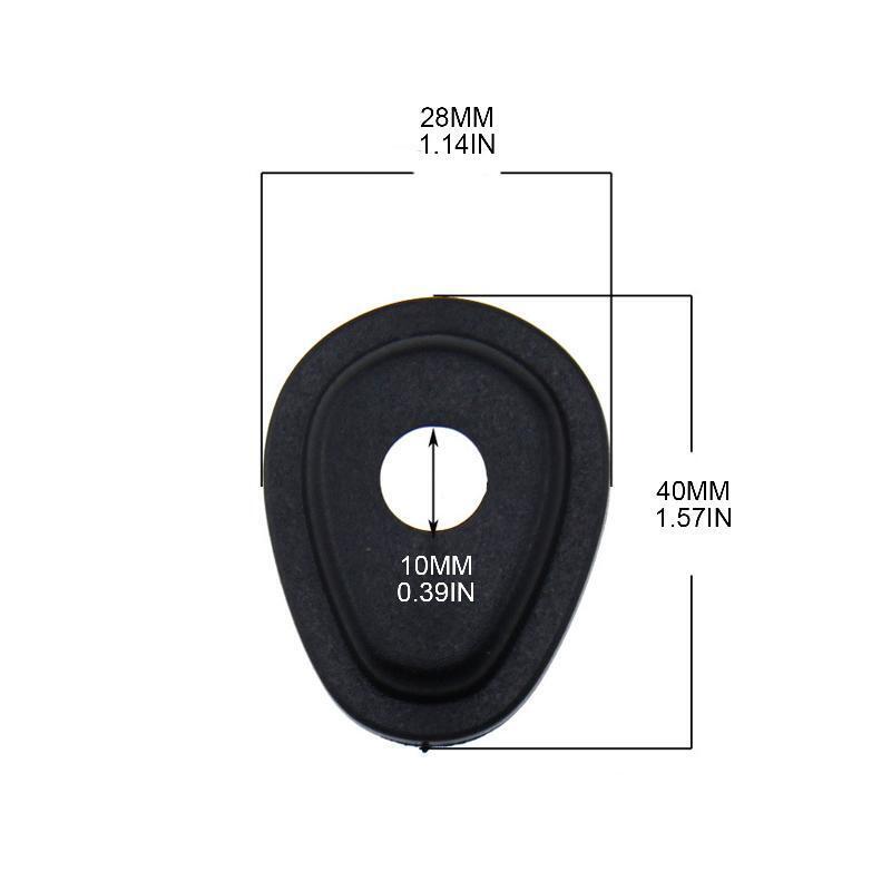 4Pcs Upgraded Motorbike Turn Signal Indicator Spacer Mat Pads Fit for YZF R6 R1