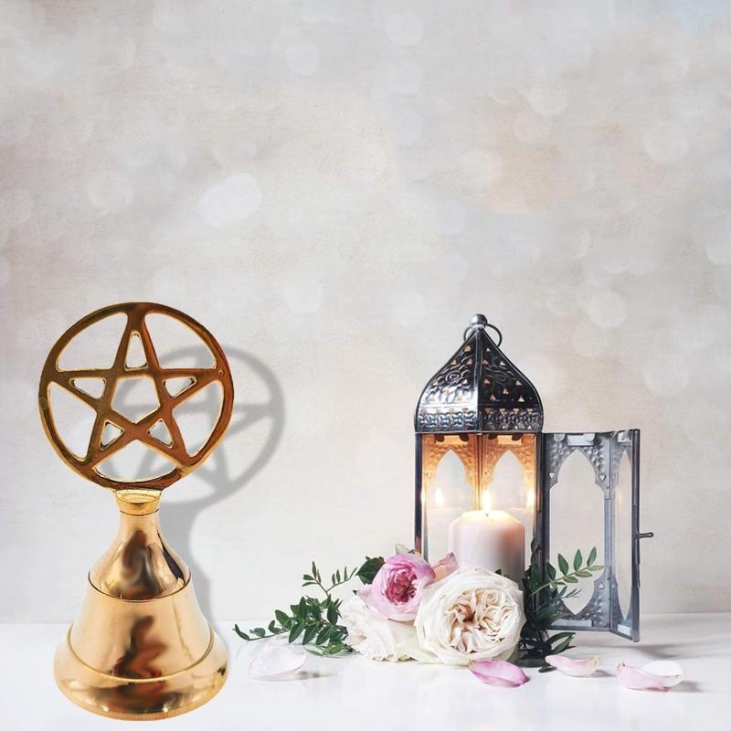 Five Angle Star Shake Bell Supplies Metal Shaking Bell Ornament Mini Ritual Bell