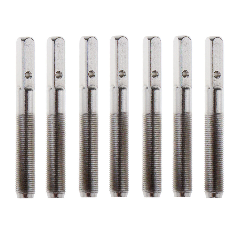 7 Steel Thread Solid String Pegs Set Replacements For  40x5mm
