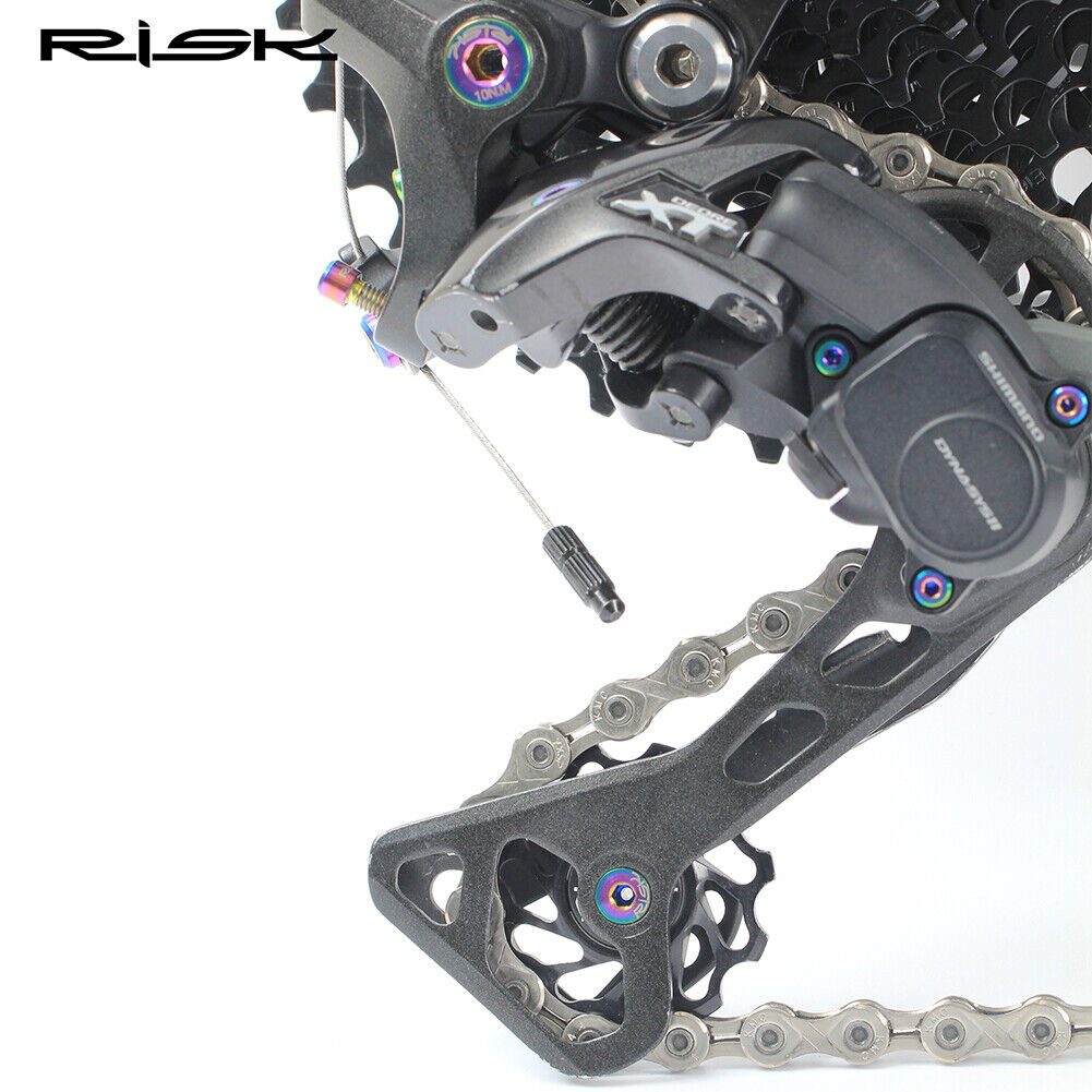 RISK 4pcs Bike Brake Line Caps Detachable Bicycle Shifter Brake Cable Cap