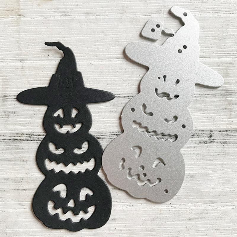 Halloween Pumpkin Witch Metal Cutting Dies Stencil DIY Scrapbooking Album Paper