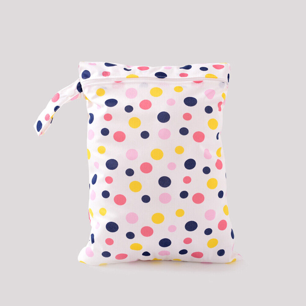 Baby Diaper Bags Character Print Changing Wet Bag Baby Cloth Diapers