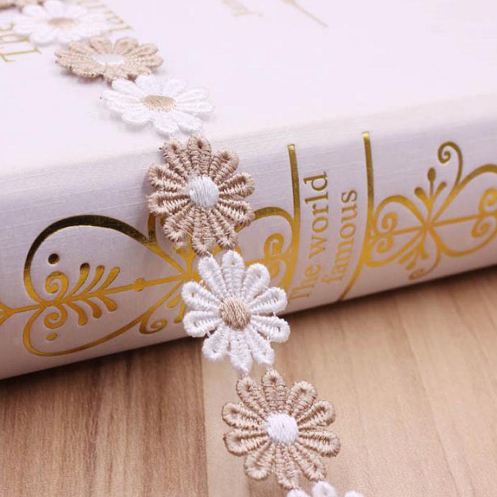 Lace Trims Crafts Ribbon Embroidered Patches Lace DIY Scrapbooking Decor