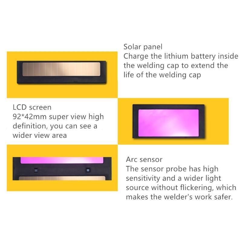 Durable Auto Solar Welding Lens Protect Eyes from Vision Loss from Drilling