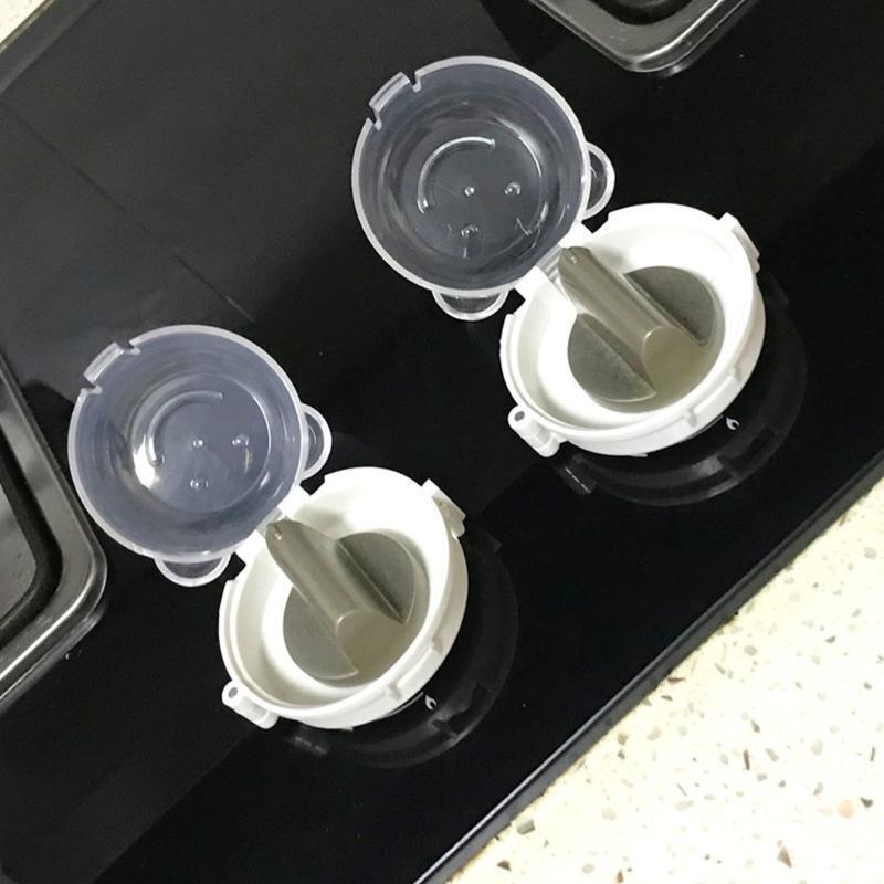 2 Pcs/Set Universal Clear Stove Knob Covers Gas Stove Knob Case Protection Guard