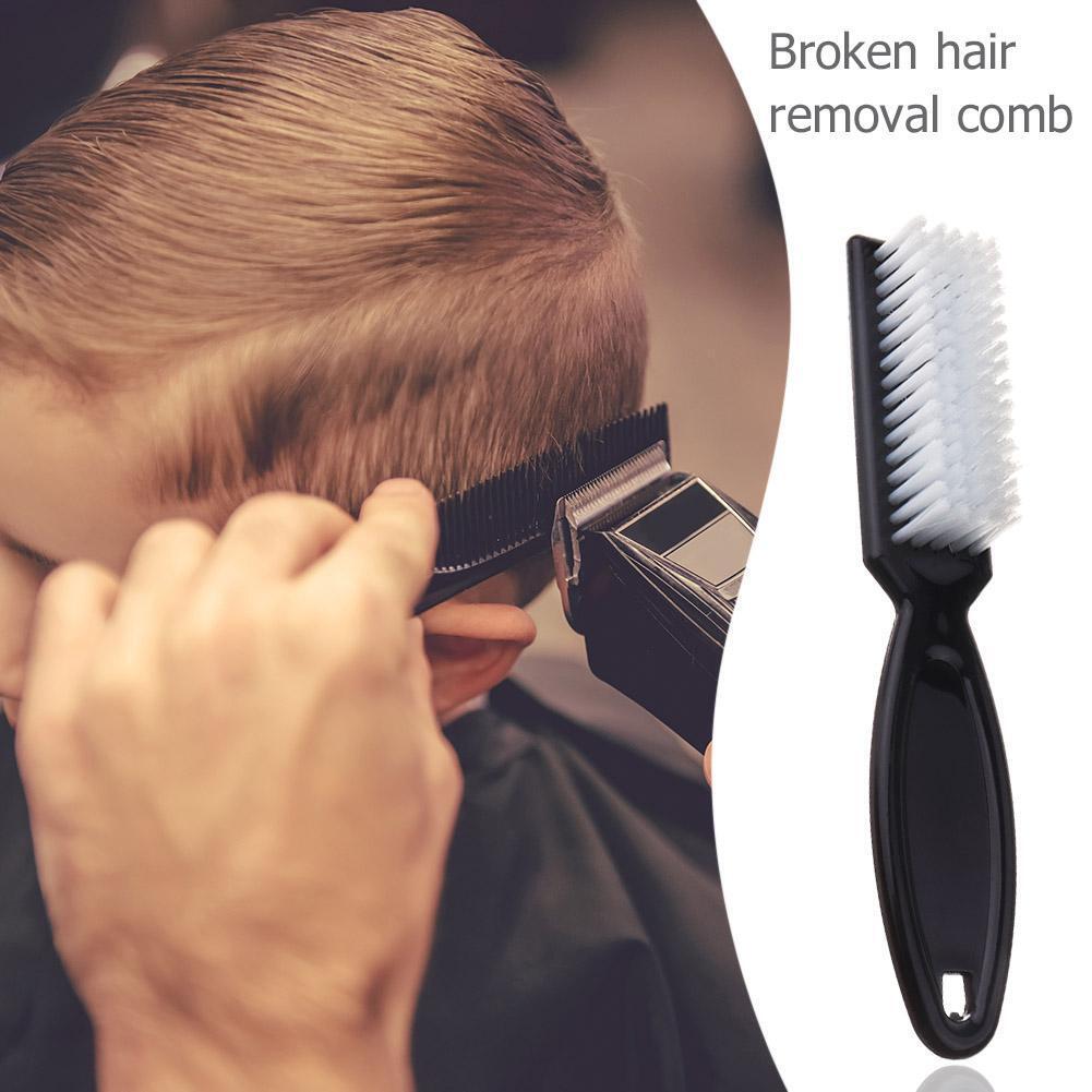 Plastic Handle Hairdressing Brushes Neck Duster Broken Hair Remove Combs