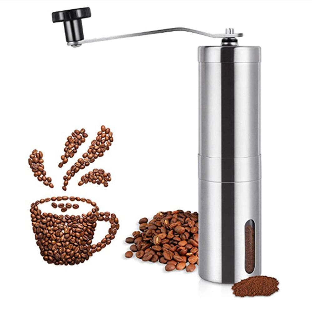 Adjustable Knob Setting Stainless Steel Manual Coffee Grinder Coffee Bean Mill