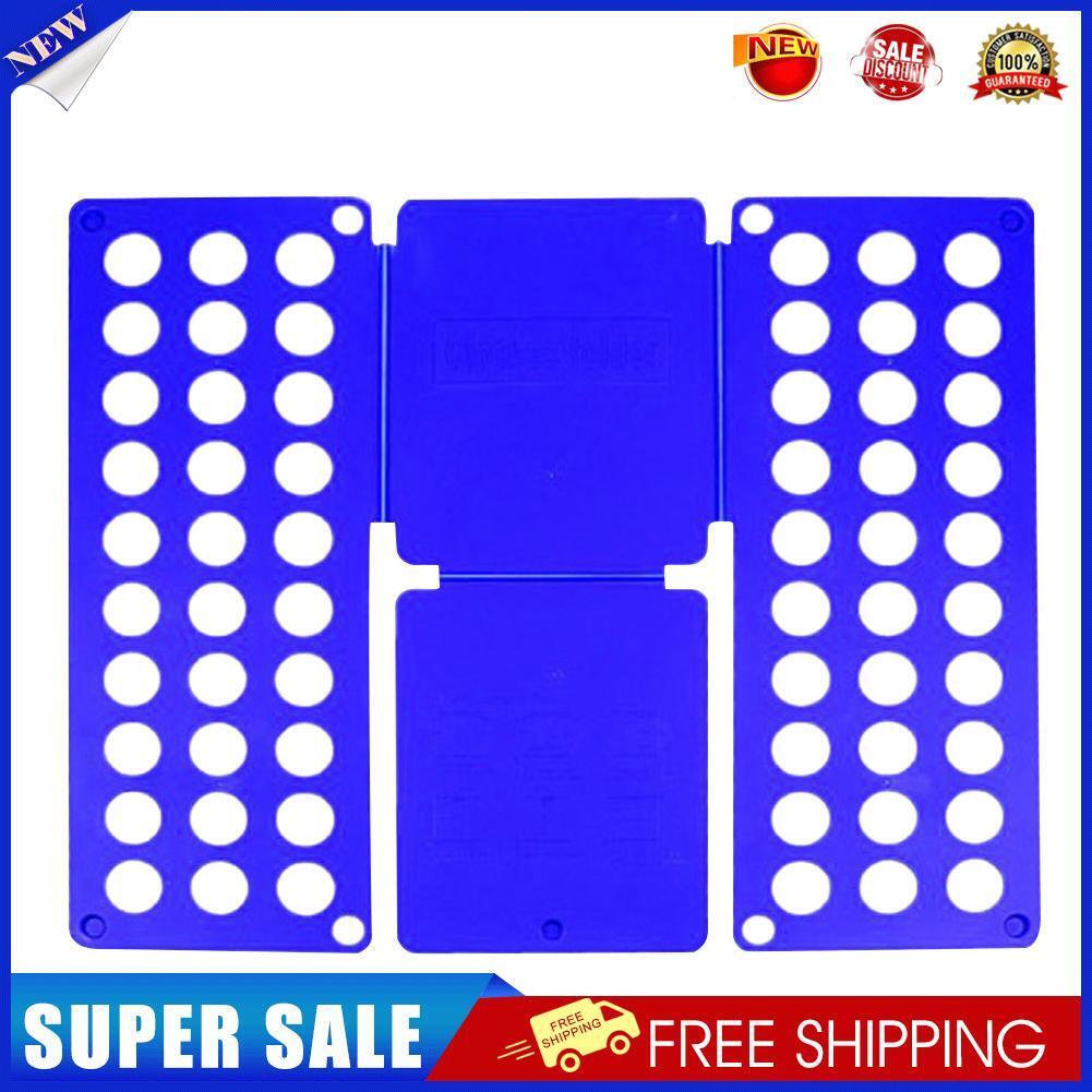 Laundry Folding Board Kids Adjustable Clothes Holder Organzier (Blue)
