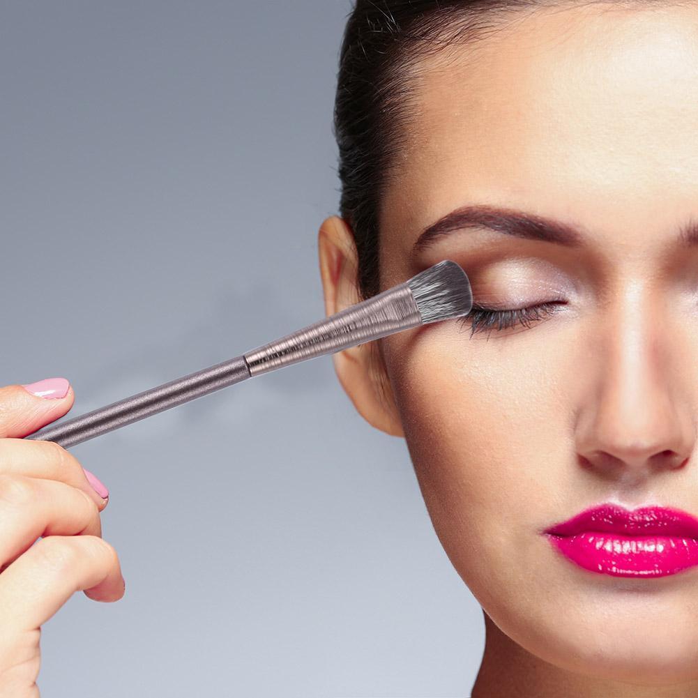 Make Up Brushes Metal Wire-drawing Eye Shadow Brush Women Cosmetics Tools