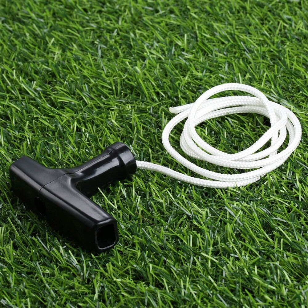 Universal Trimmer Parts Lawnmower Starter Pull Handle With Cord Line Rope Mower
