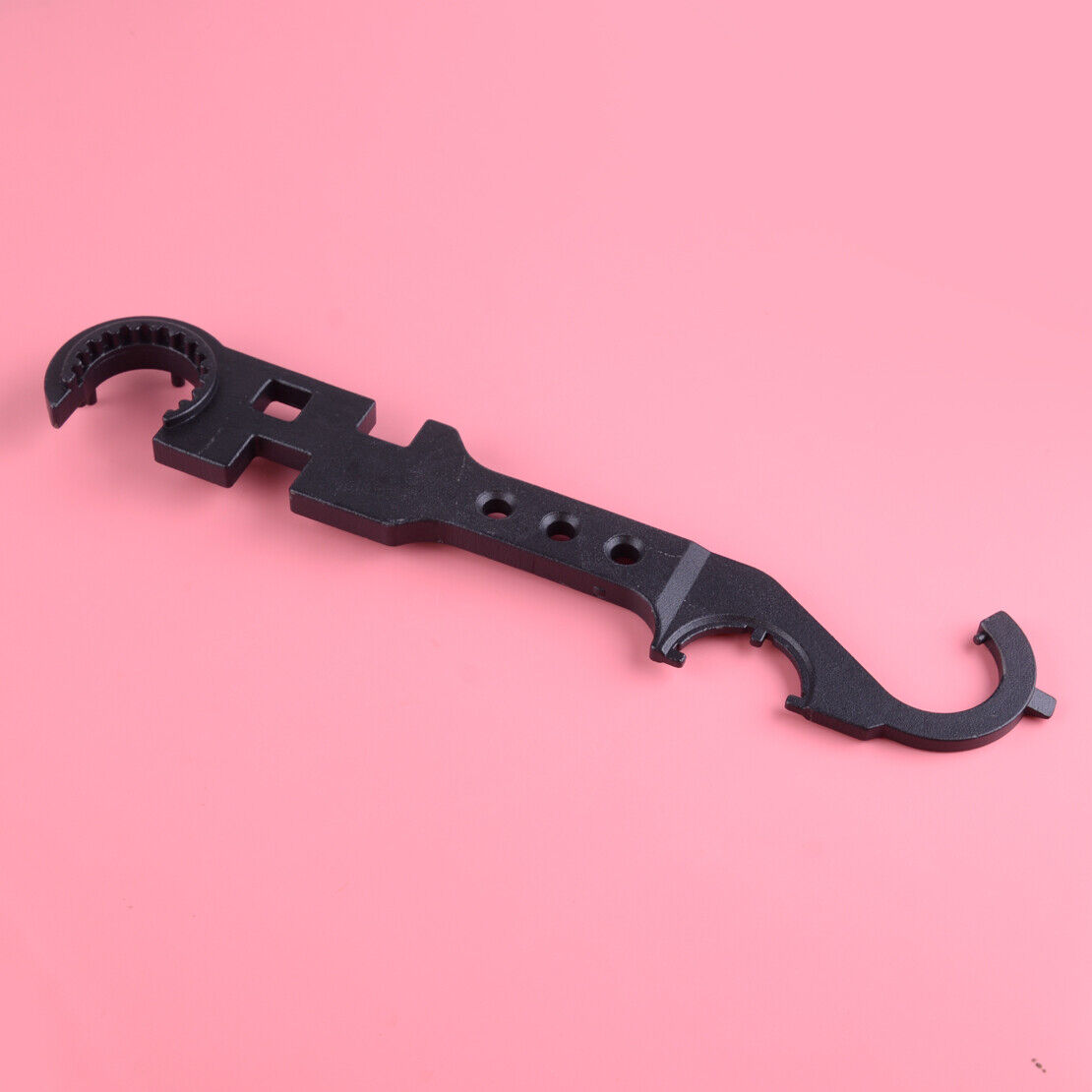 Outdoor Combat Combo Wrench Multi Barrel Nut Spanner Wrench Steel Tool Li