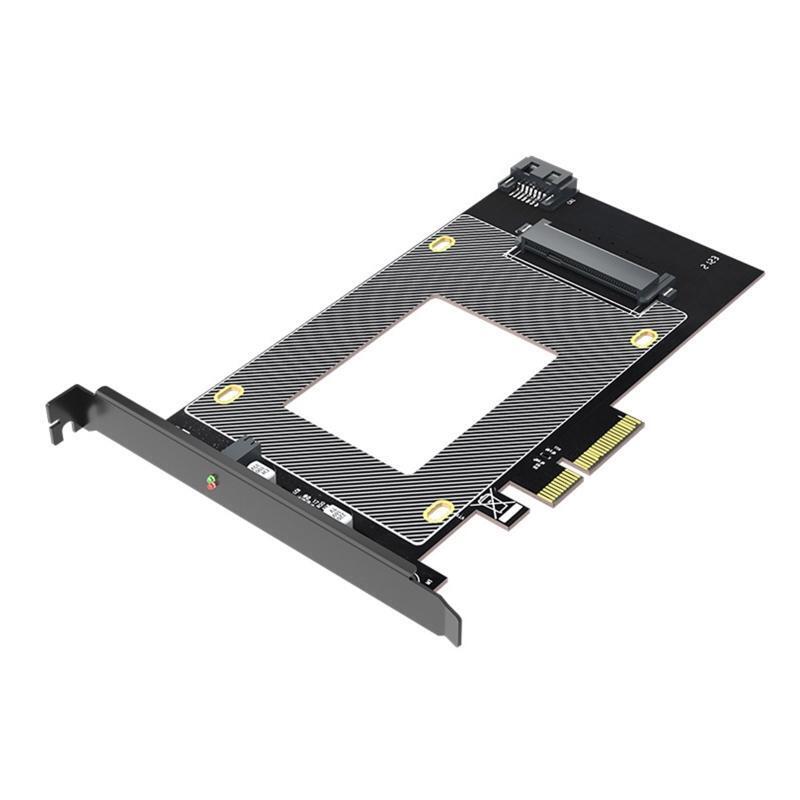 Updated U.2 to PCIe Adapter Riser PCI Express x4 to U.2 U2 Sata SSD Convert Card