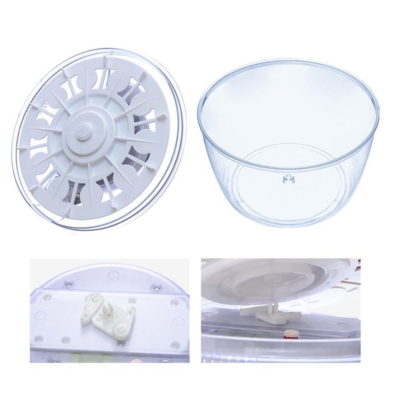 Manual Press Type Salad Spinner Fruit Wash Clean Vegetable Dehydrator Spin Dryer
