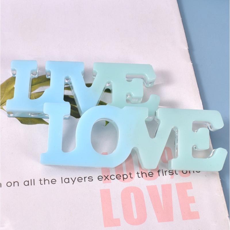 Handicrafts LIVE LOVE LAUGH Doorplate Mold Handmade Decor Pendant Silicone Mold