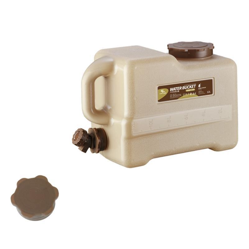 12L Water Storage Tank Outdoor Water Bucket Car Driving Water Tank Container