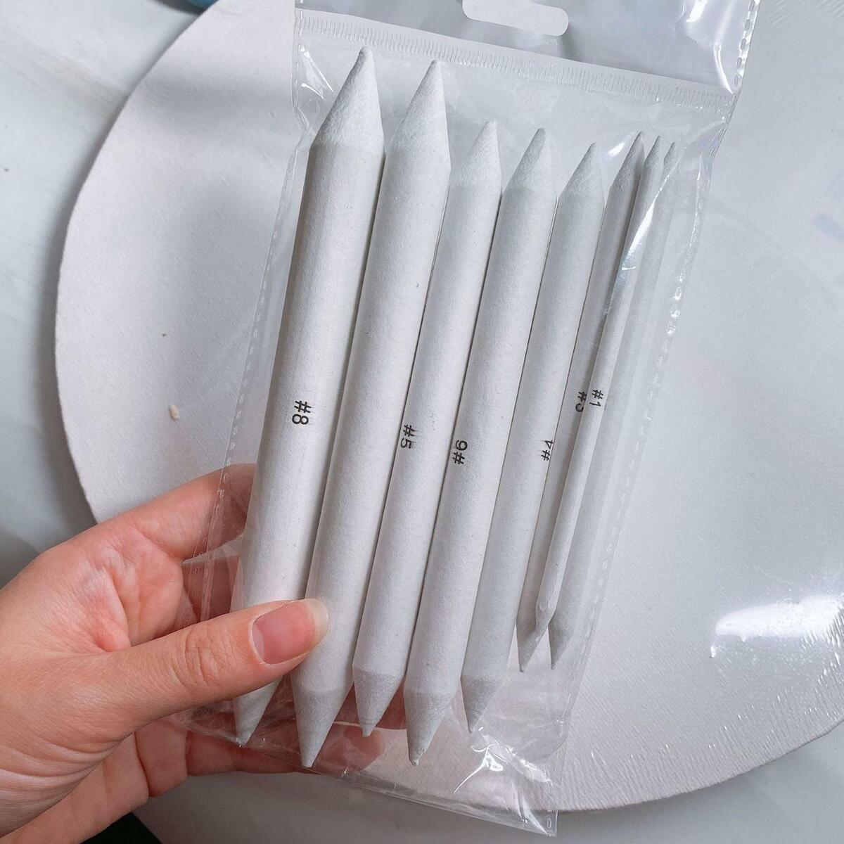20Pcs Blending Stumps Paper   Drawing Pastel Artist Pointer