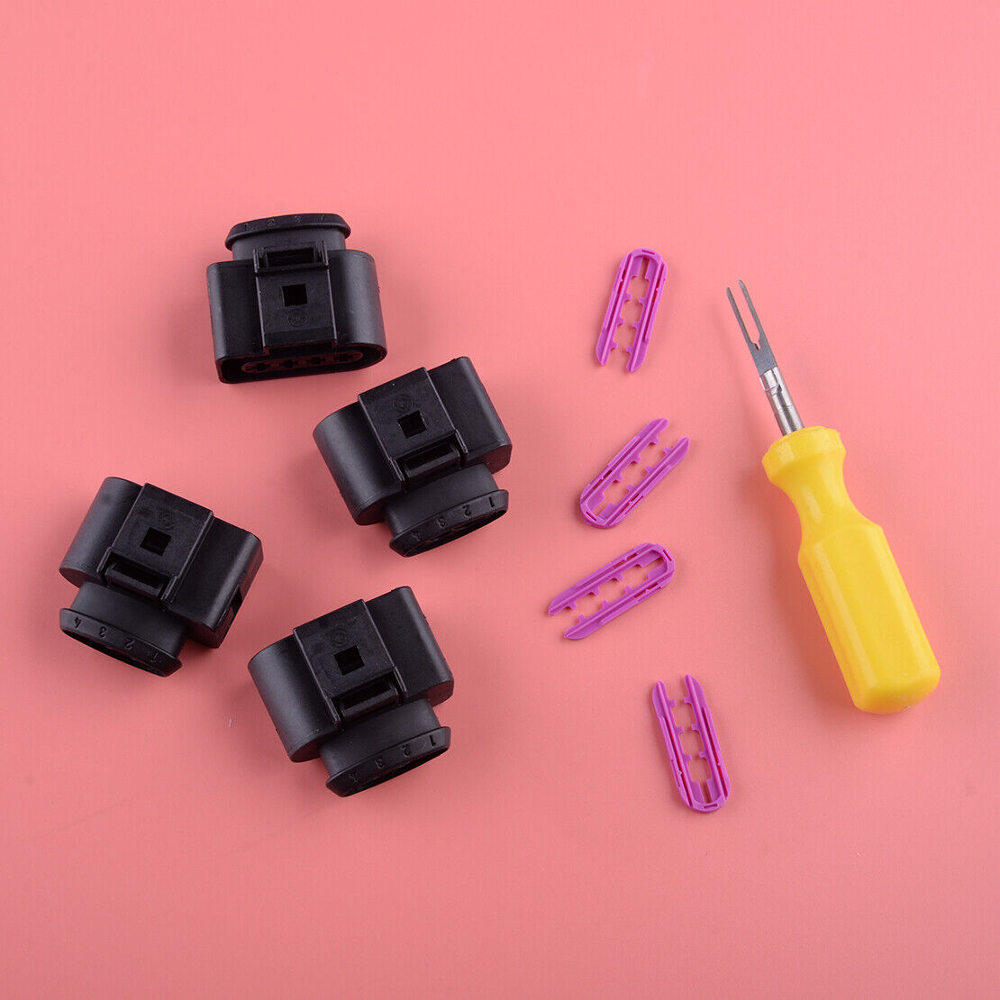 Fit For Audi 4B0973724 Ignition Coil Connector Repair Kit 0.3cm Take-Up Tool