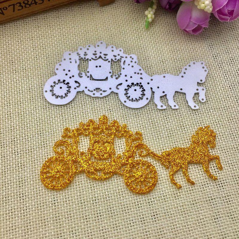 Carriage Metal Cutting Dies Stencil Scrapbooking DIY Album Stamp Paper Embossing
