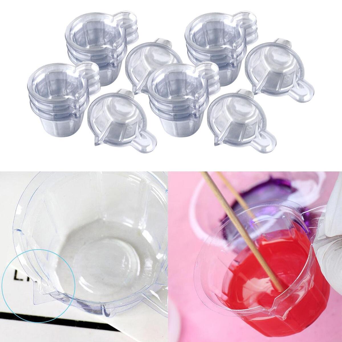100Pcs Plastic Disposable Cups Dispenser DIY for Epoxy