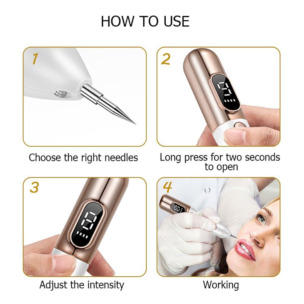Health Beauty Plasma Pen Skin Tag Remover Skin Care Tools Mole Wart Removal