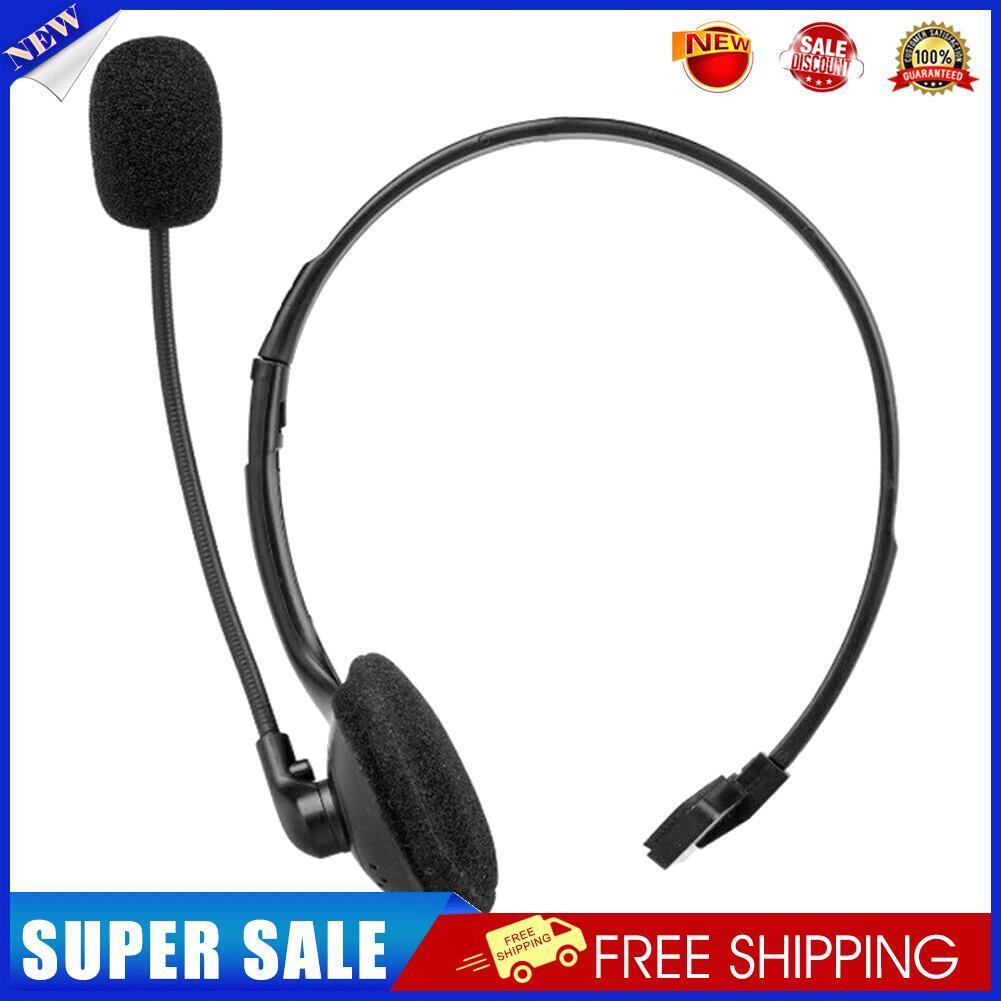 3.5mm Wired Monaural Headset with Noise Cancelling Mic for PS4 Controller