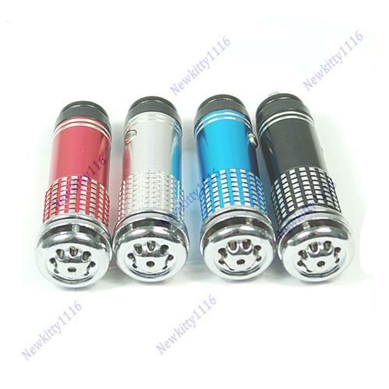 Mini Auto Car Fresh Air 12V Ionic Purifier Oxygen Ozone Ionizer Cleaner Filter