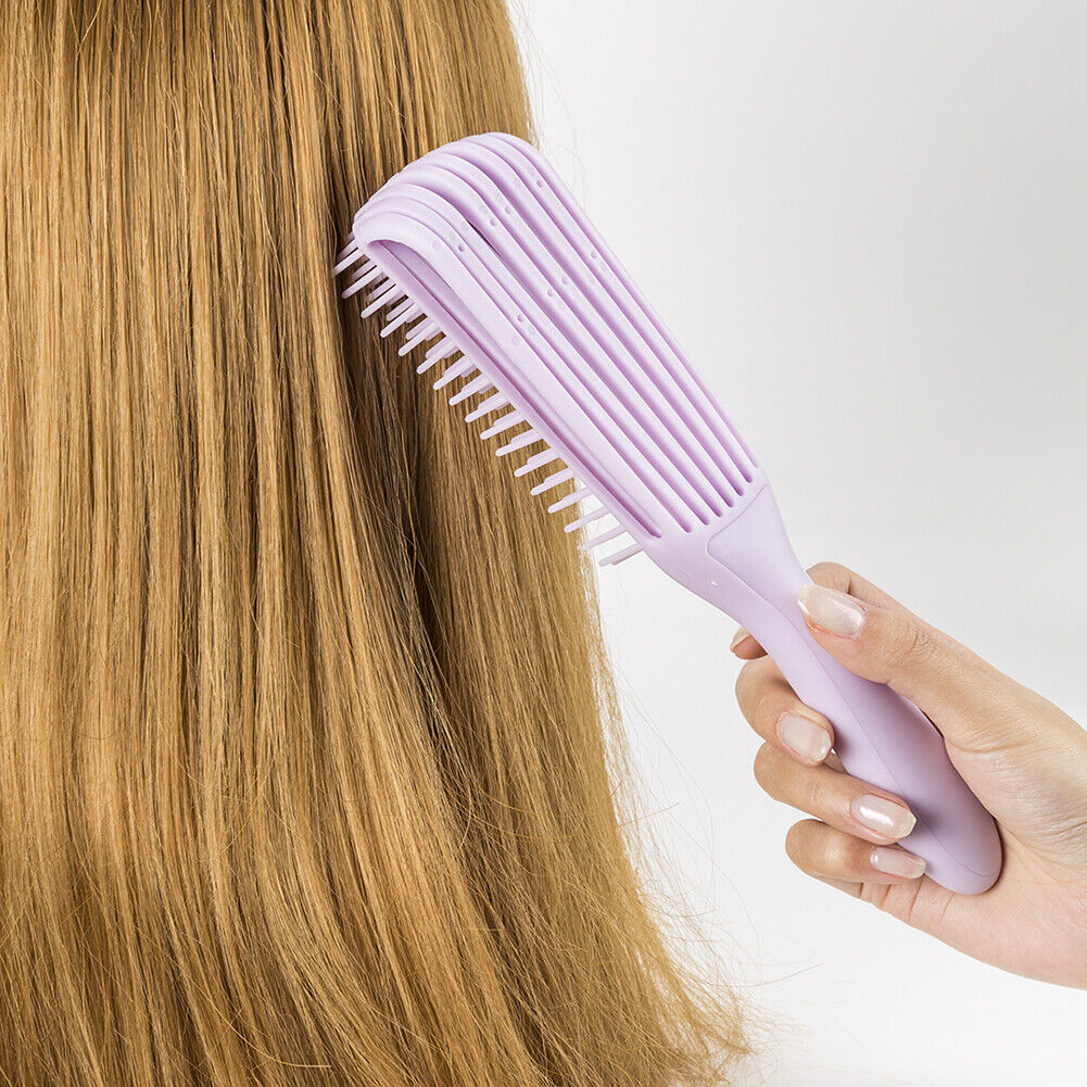 Detangling Hair Scalp Massage Comb Wet Curly Styling Hairbrush(Purple)