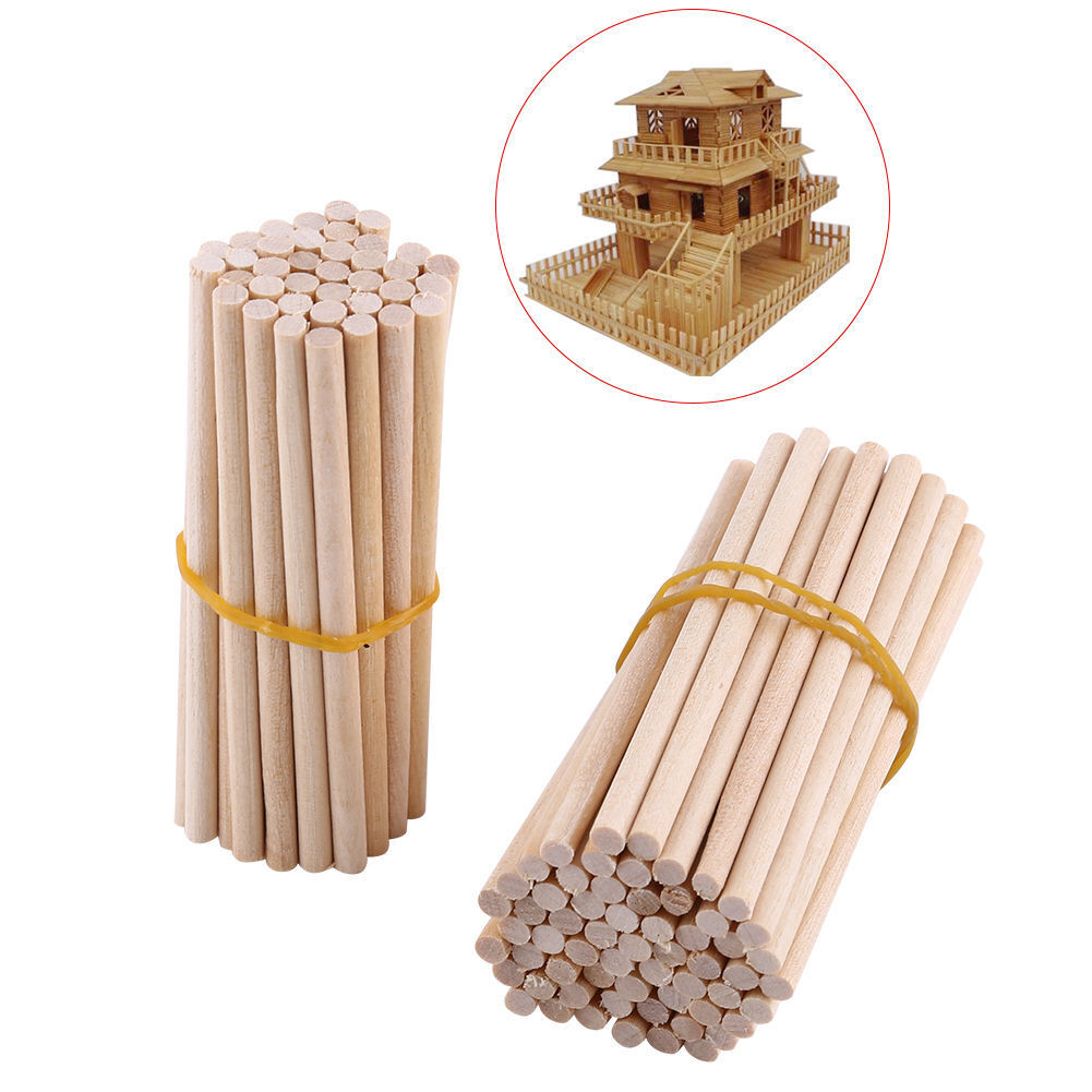 Round Wooden Lollipop Cake Pop Sticks Crafts Lolly Wood Dowfor DIY Food Craft IS
