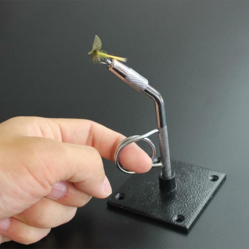 Fly Fishing Tying Vise Pliers Portable Mini 360 Rotation Hard Jaws DIY Making