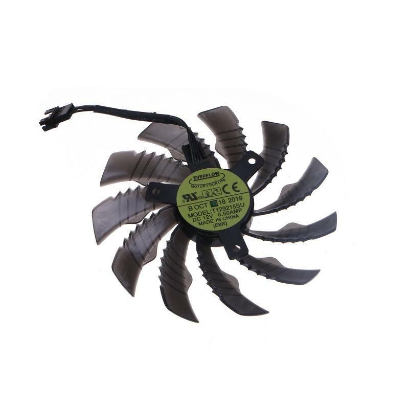 2PCS T129215SU 95MM 4P Cooling Fan For GIGABYTE RX580 XTR GTX1060 Graphics Cards