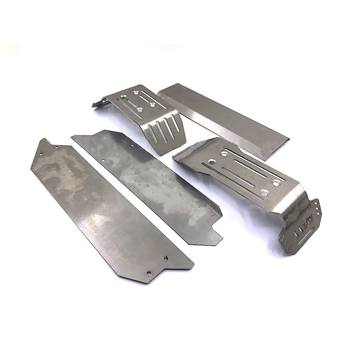 For Traxxas 1/10 MAXX RC Truck Stainless Steel Chassis Armor Skid Plate Guard 5X