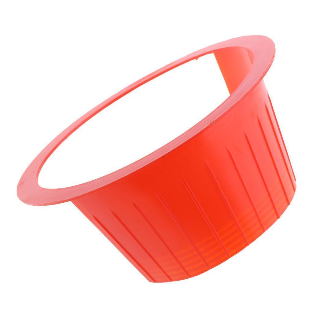 6.5inch Car Speaker Waterproof Cover Car Horn Spacer Protective Red
