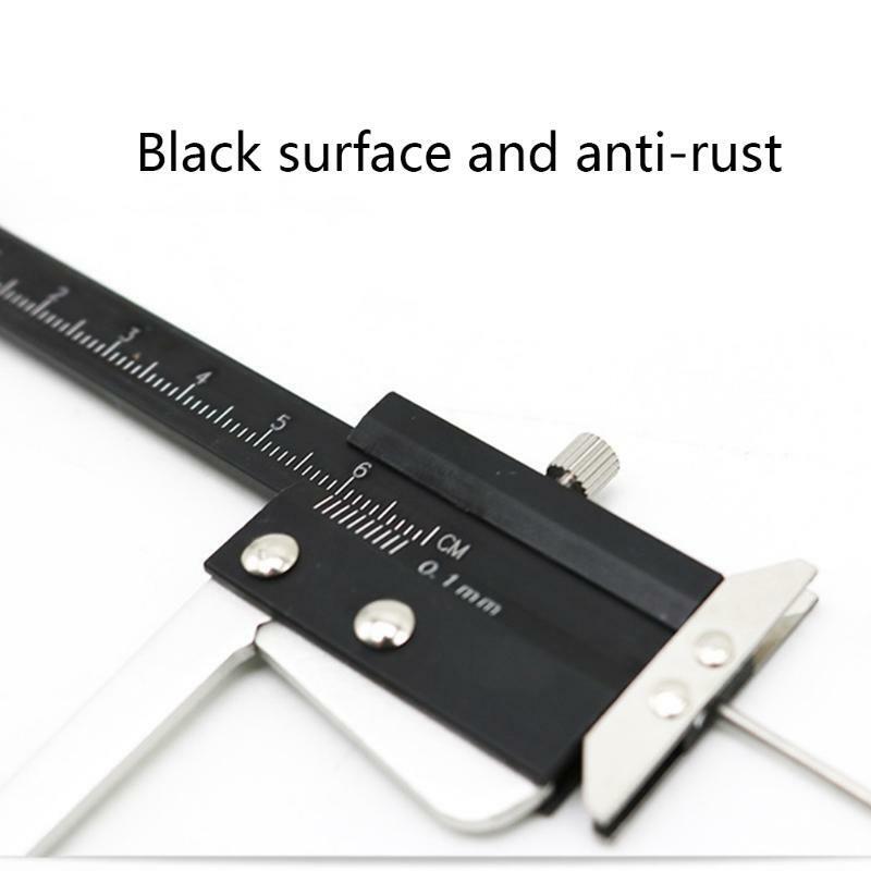 Brake Disc Thickness Measuring Caliper Vernier Ruler Tyre Tire Tread Depth Gauge