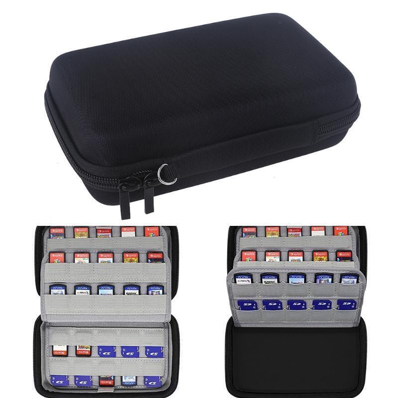 Large Storage Game Card Holder for Switch Games&SD Cards Portable Accessories