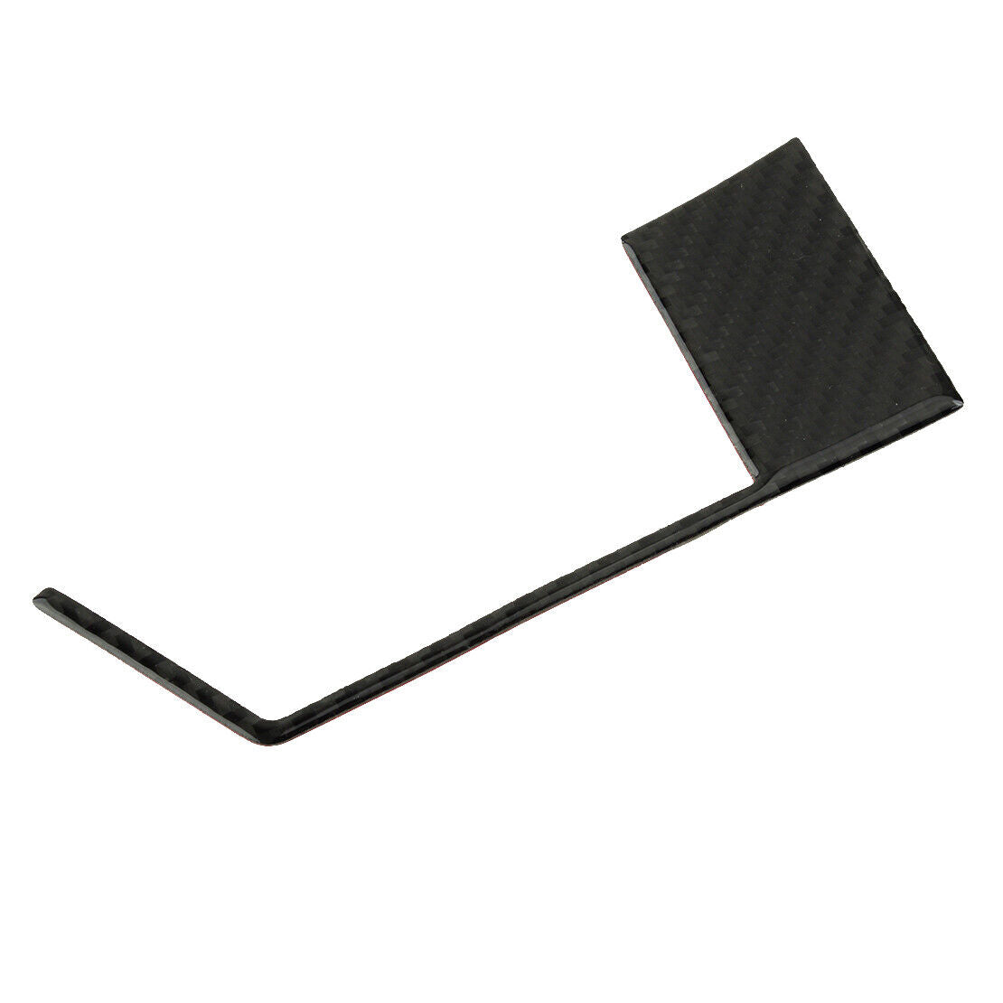 Black Carbon Fiber Charging Port Panel Cover Part Fit For Dodge Challenger 08-14