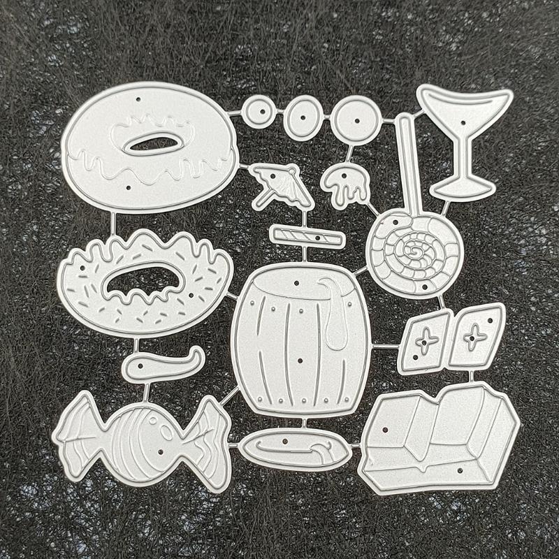 Creative Low Tea Cutting Die for DIY Wedding Birthday Christmas Party Decoration