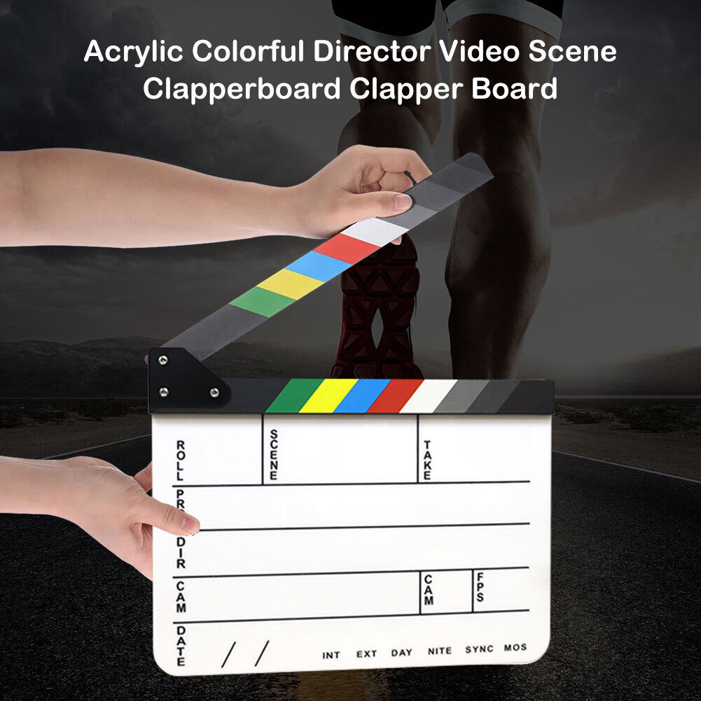 Director Video Scene Clapperboard TV Movie Clip Film Action Clapper Board
